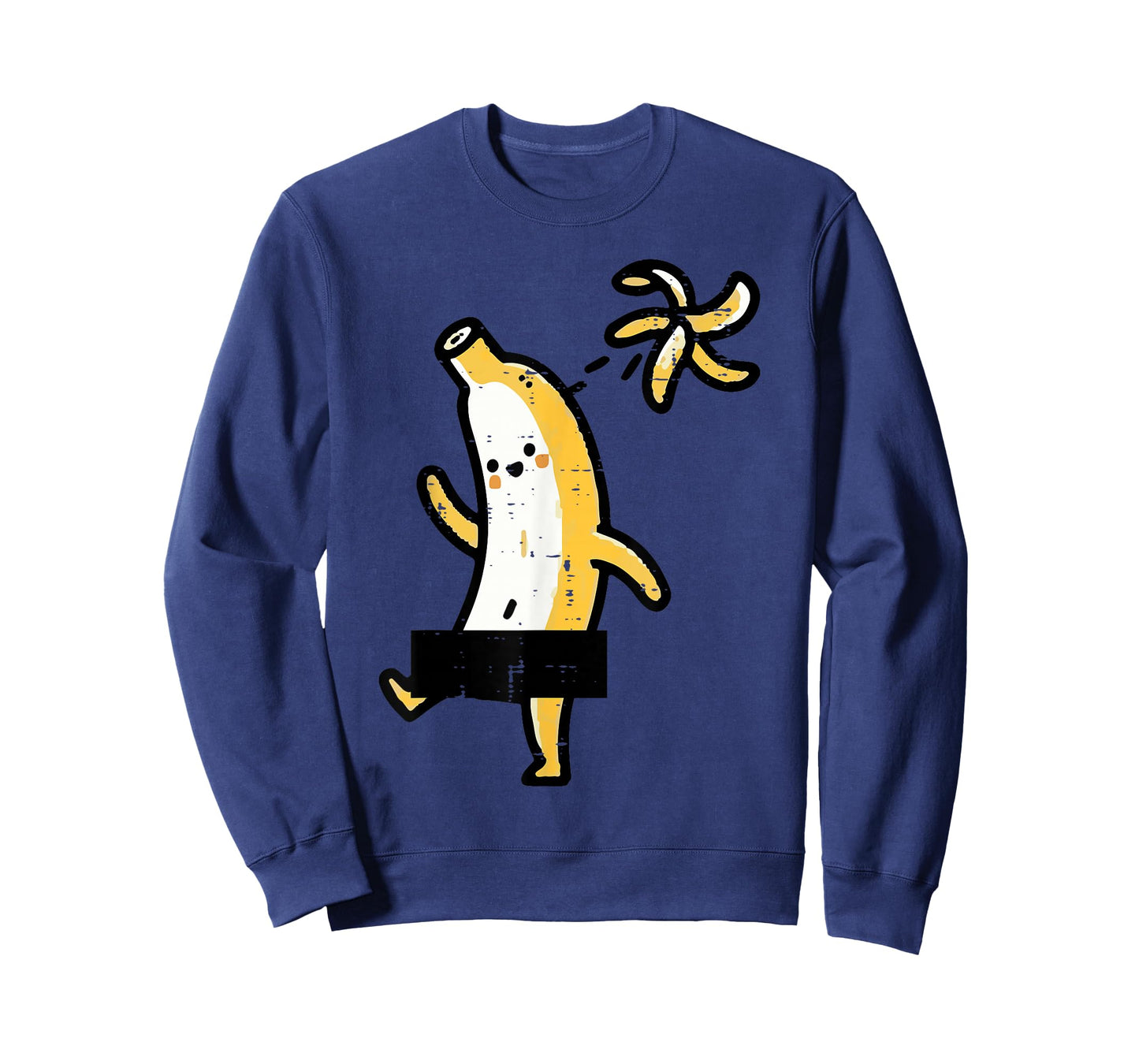 Banana Throwing Away Peel Funny Fruit Meme Men Women Kids T-Shirt