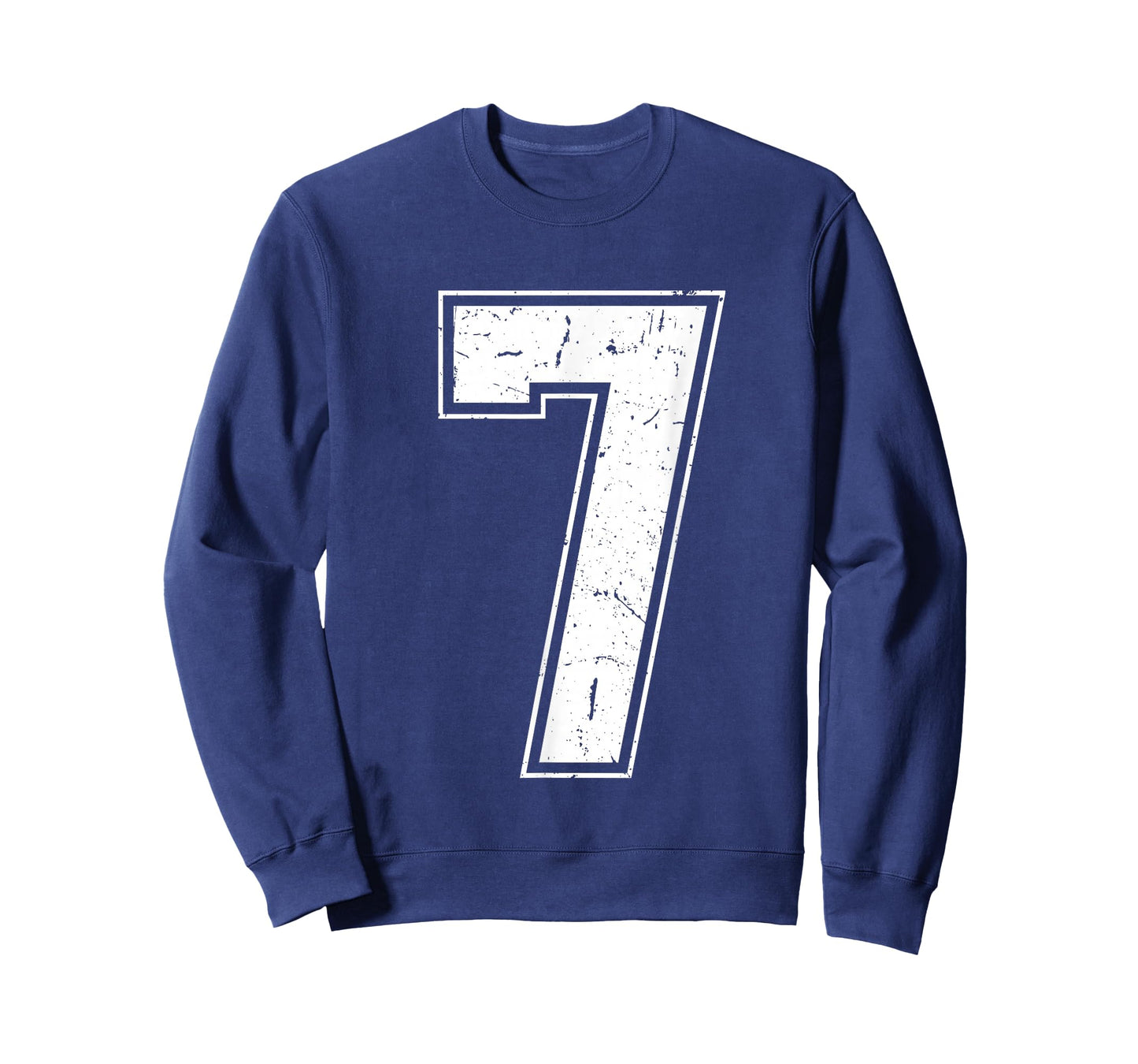 Number 7 Matching Costume 67 Meme Costume Distressed Retro T-Shirt