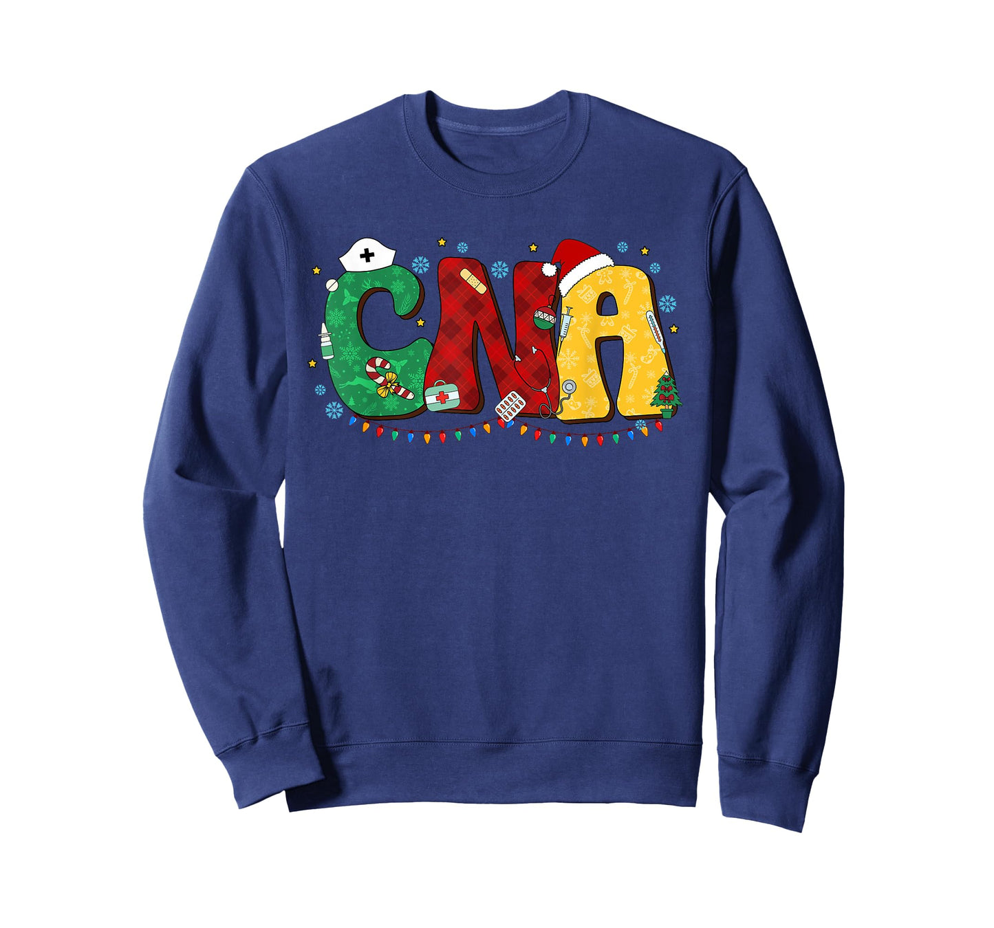 CNA Christmas Certified Nurse Assistant Nursing Aide Holiday T-Shirt