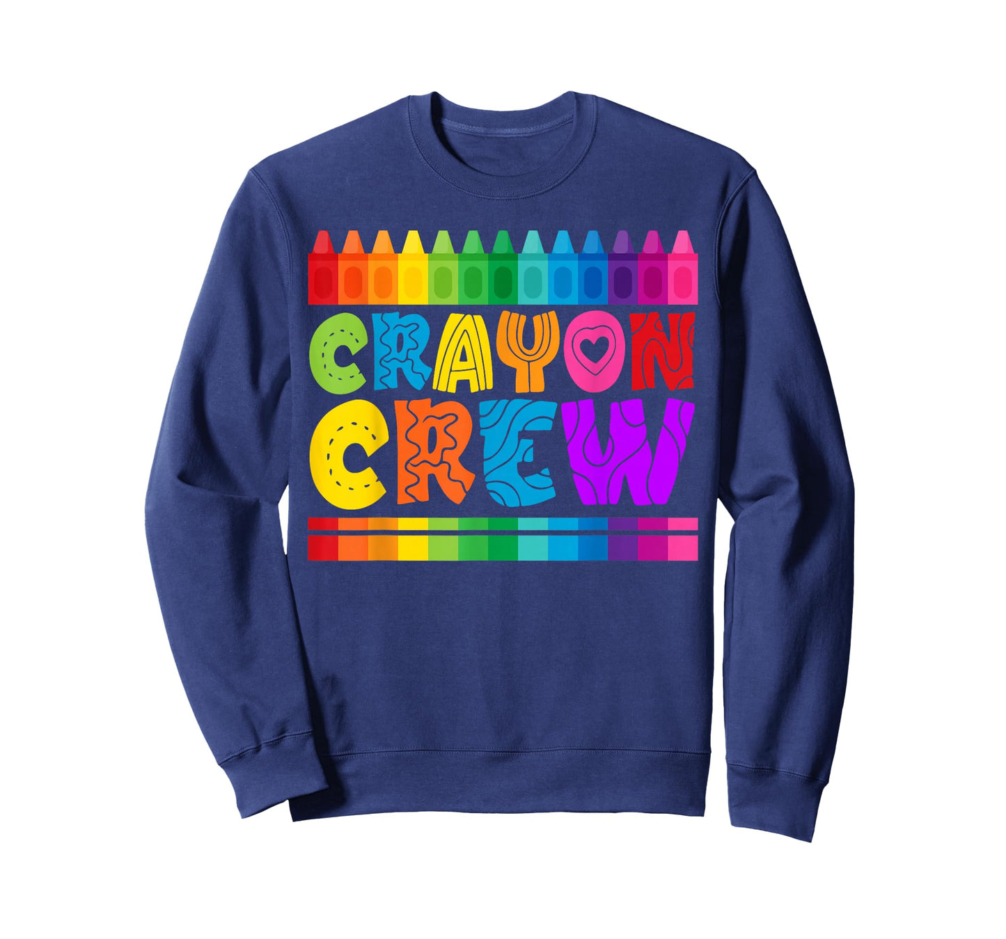 Crayon Crew Coloring Artistic Drawing Color T-Shirt