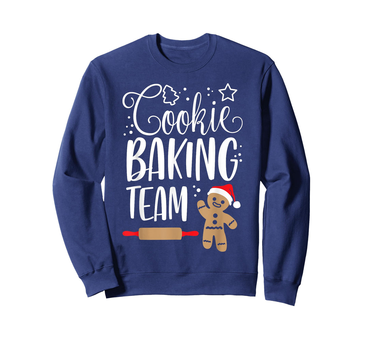 Cookie Baking Team Christmas Squad Xmas Crew m Gingerbread T-Shirt