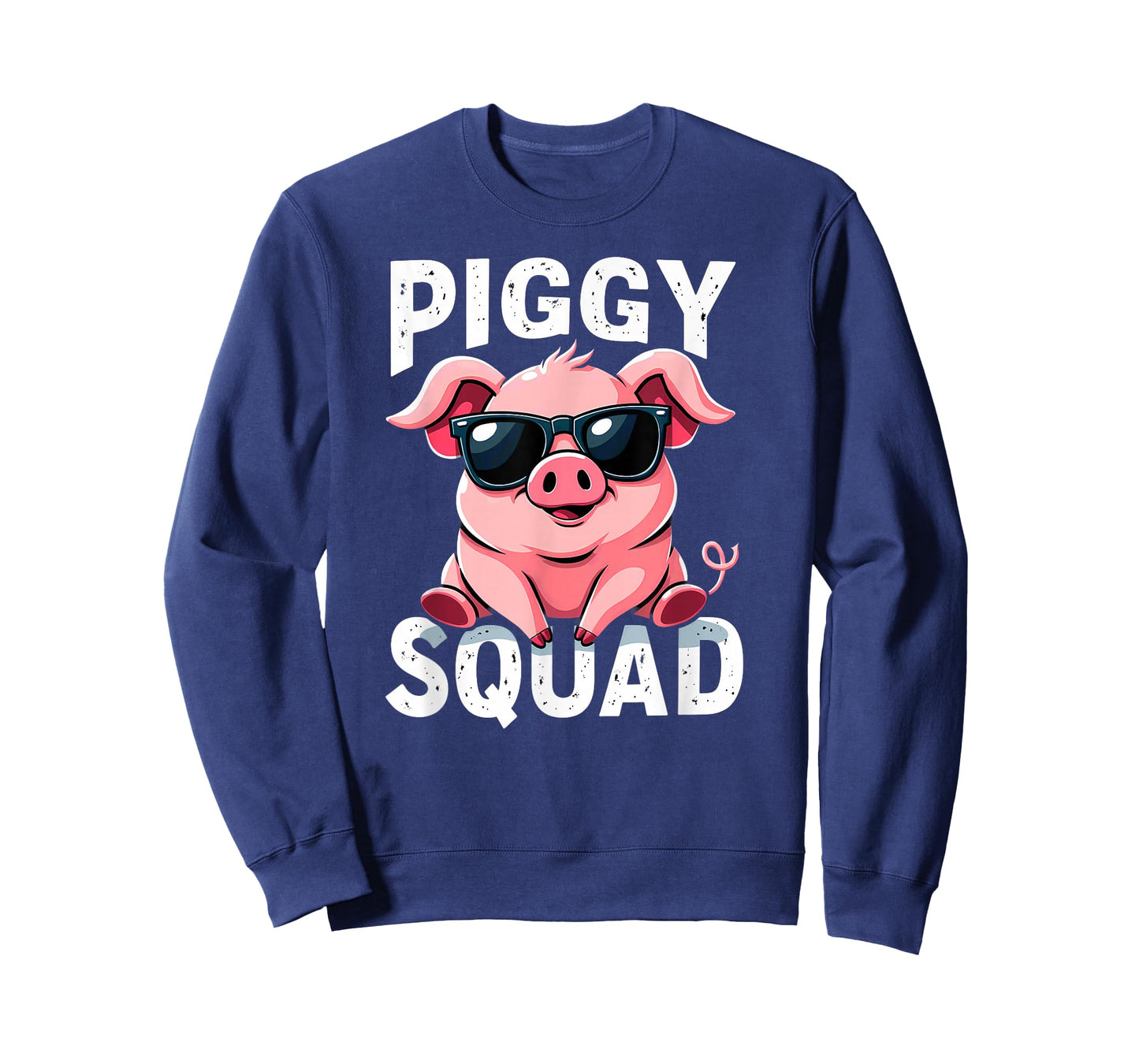 Cute Pig with Sunglasses Piggy Squad Farmer T-Shirt