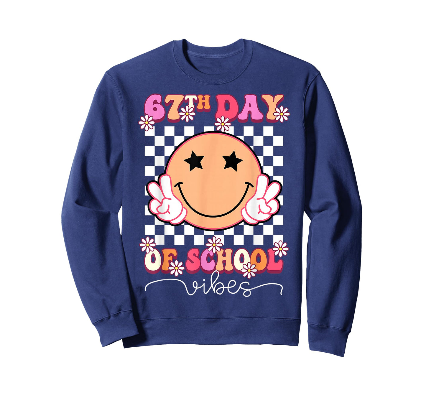 67th Day of School Vibes Funny Six Seven 67 Meme Slang T-Shirt