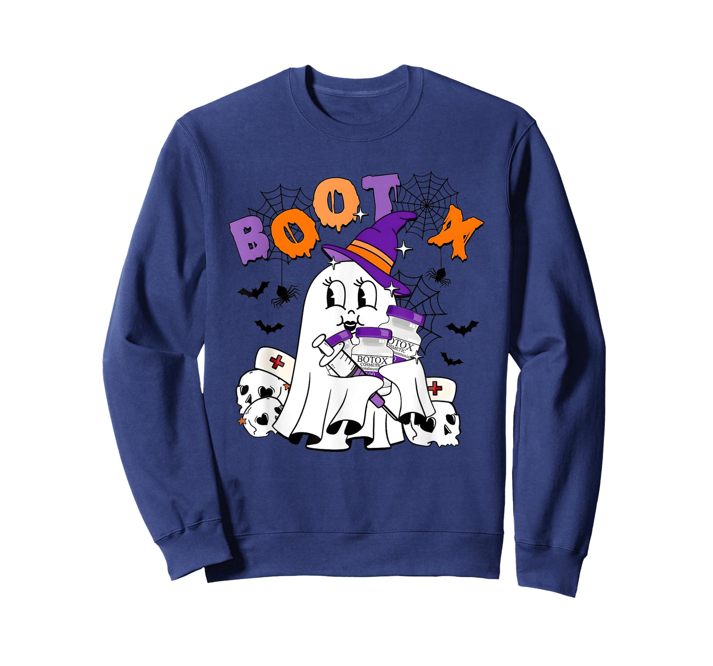 Cute Ghost BooTox Nurse Injector Halloween Plastic Surgery T-Shirt