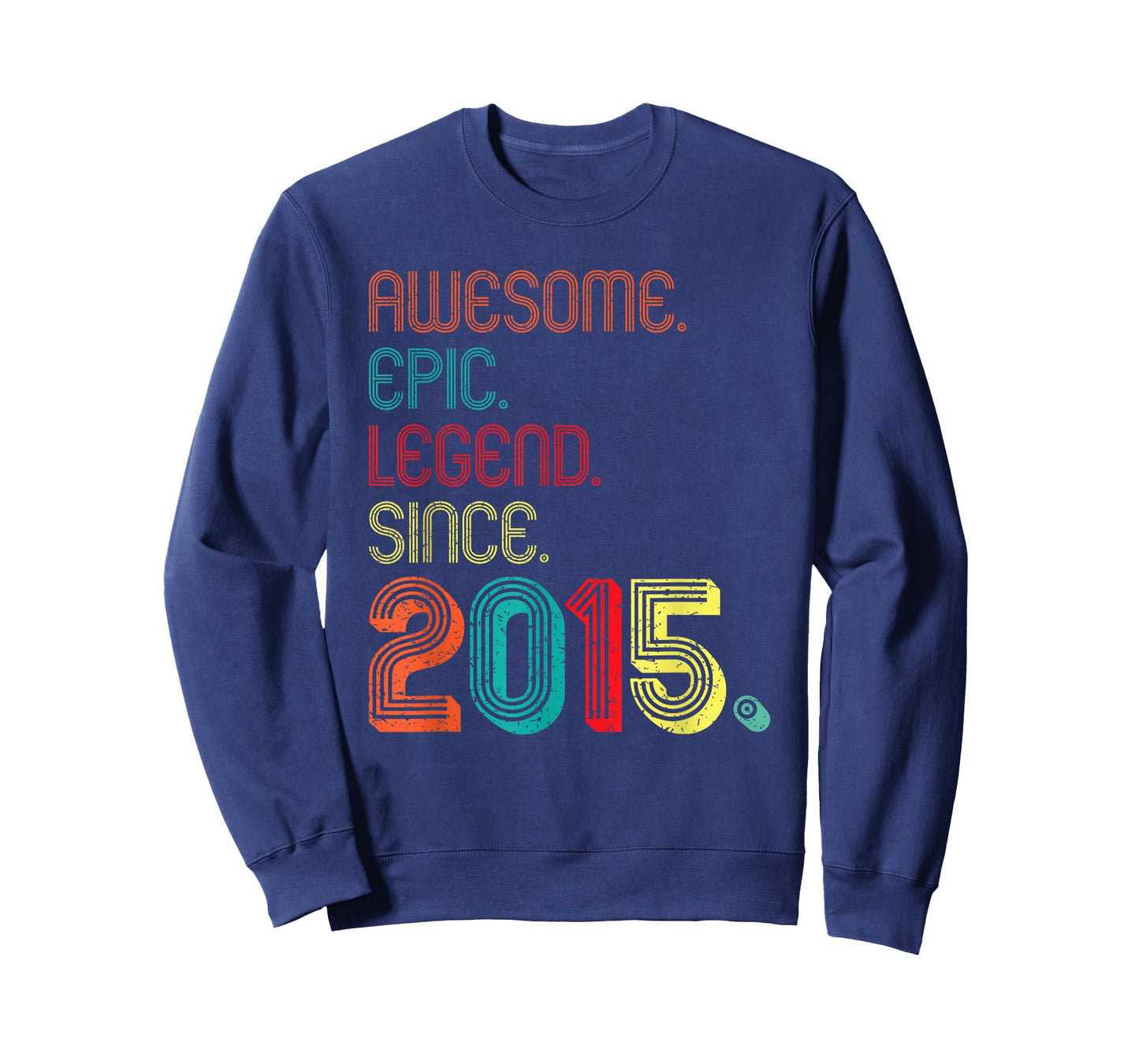Awesome Epic Legend Since 2015 11 Years Old 11th Birthday T-Shirt