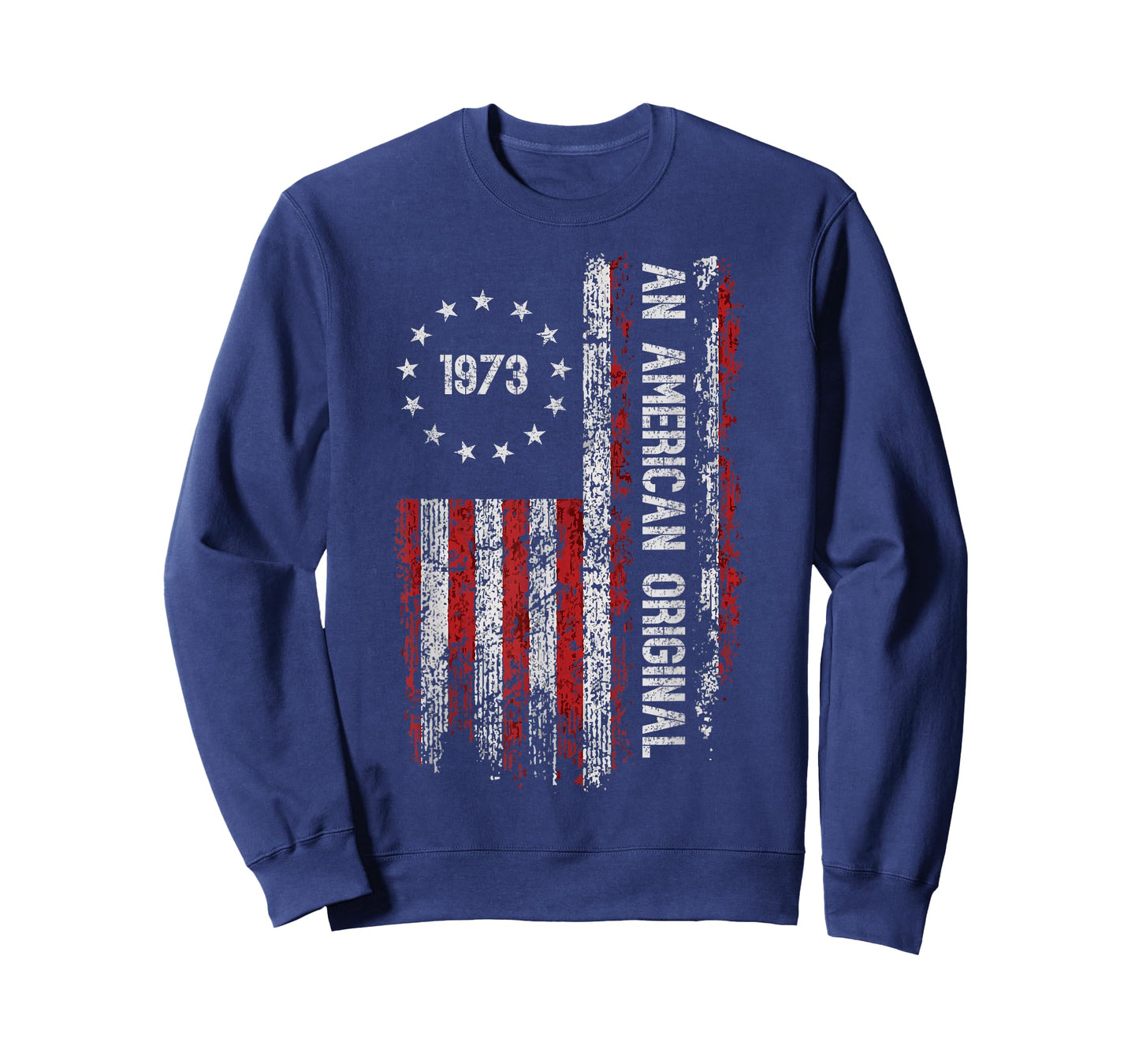 An American Original 1973 Birthday Vintage American Flag T-Shirt