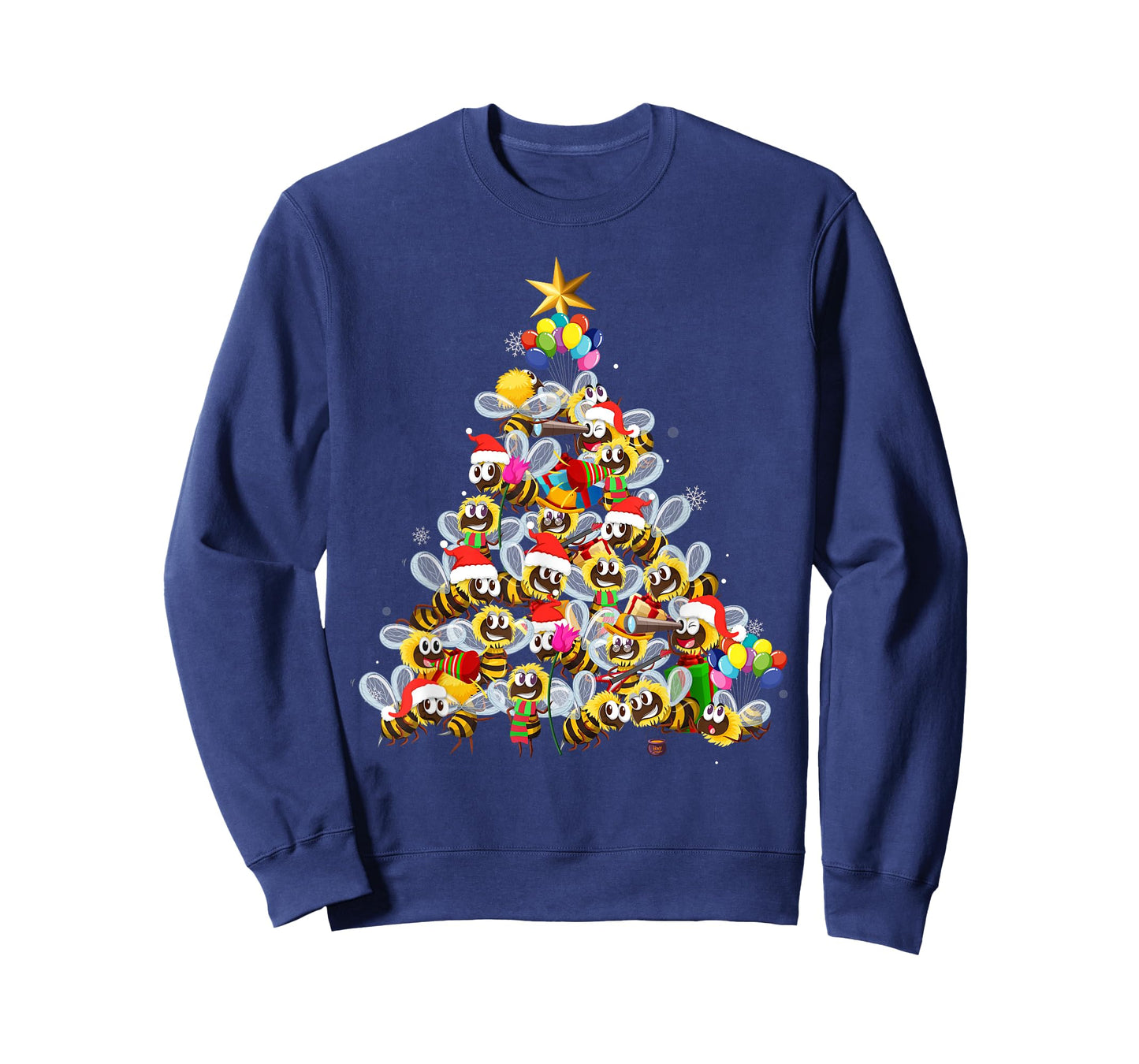 Bees Tree Christmas Sweater Xmas Gifts for Bees Lover T-Shirt
