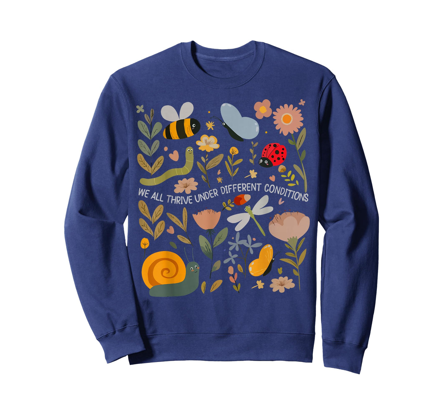 We All Thrive Under Different Conditions Neurodiversity Meme T-Shirt