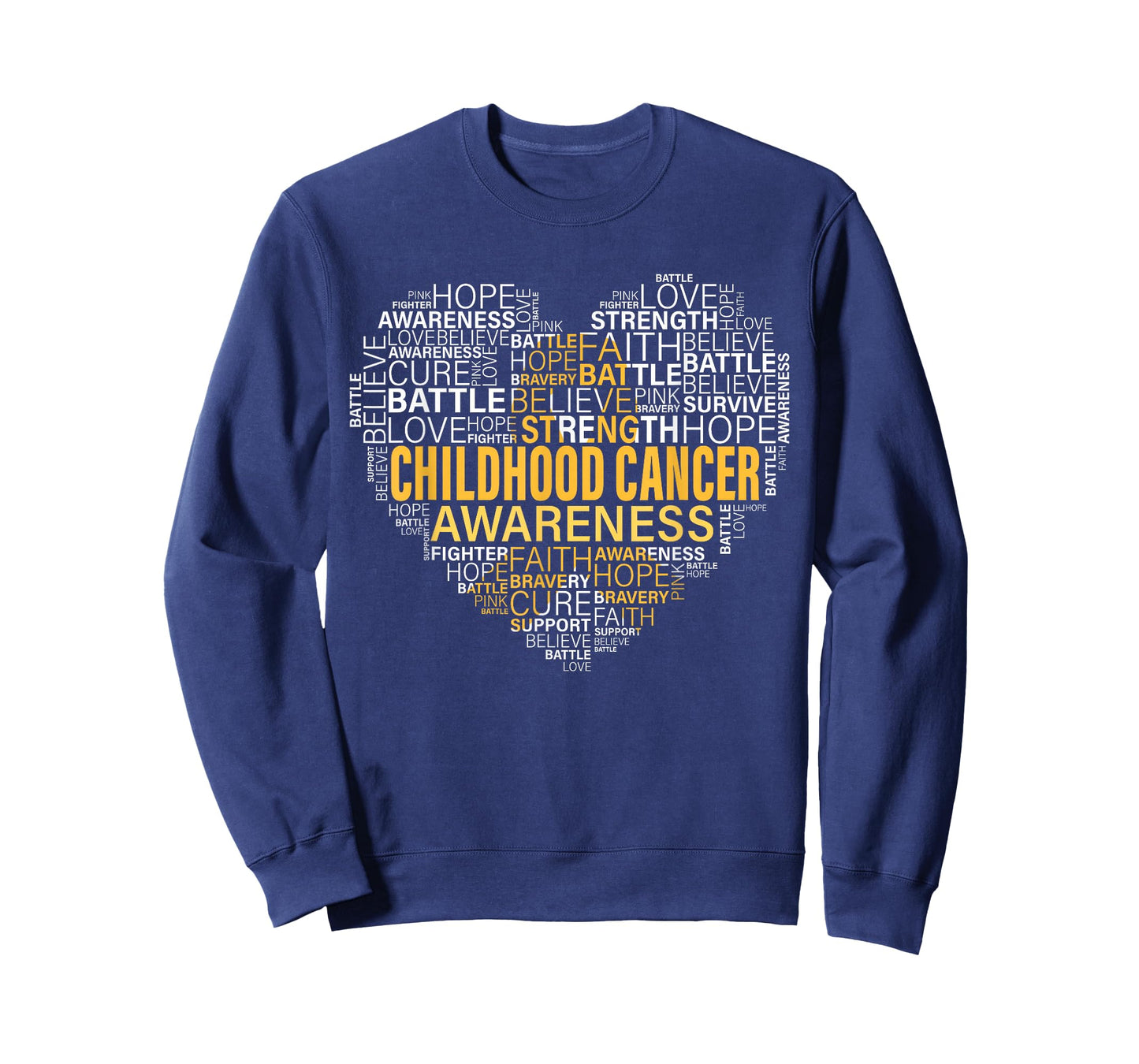 Childhood Cancer Awareness Hope Support Strong Warrior T-Shirt