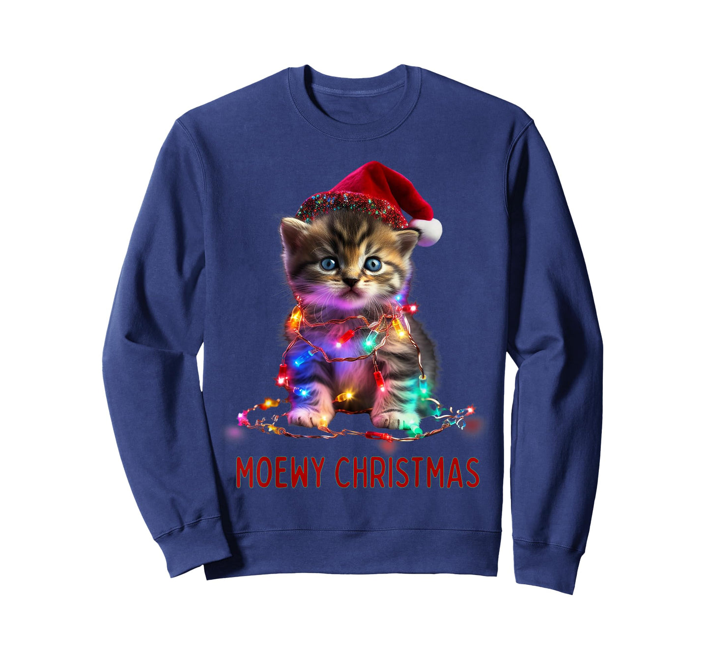 Moewy Christmas - Cat Xmas T-Shirt
