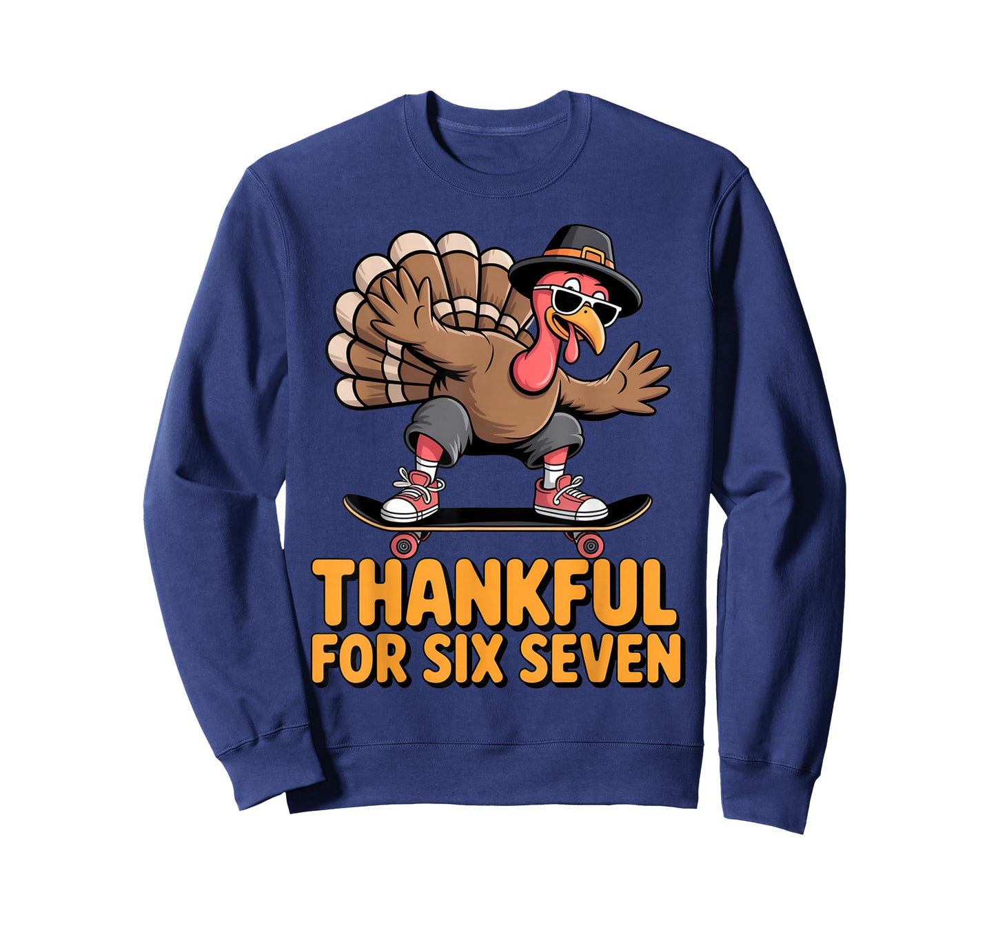 67 Thanksgiving Kids Six Seven Meme Brainrot Thankful for 67 T-Shirt
