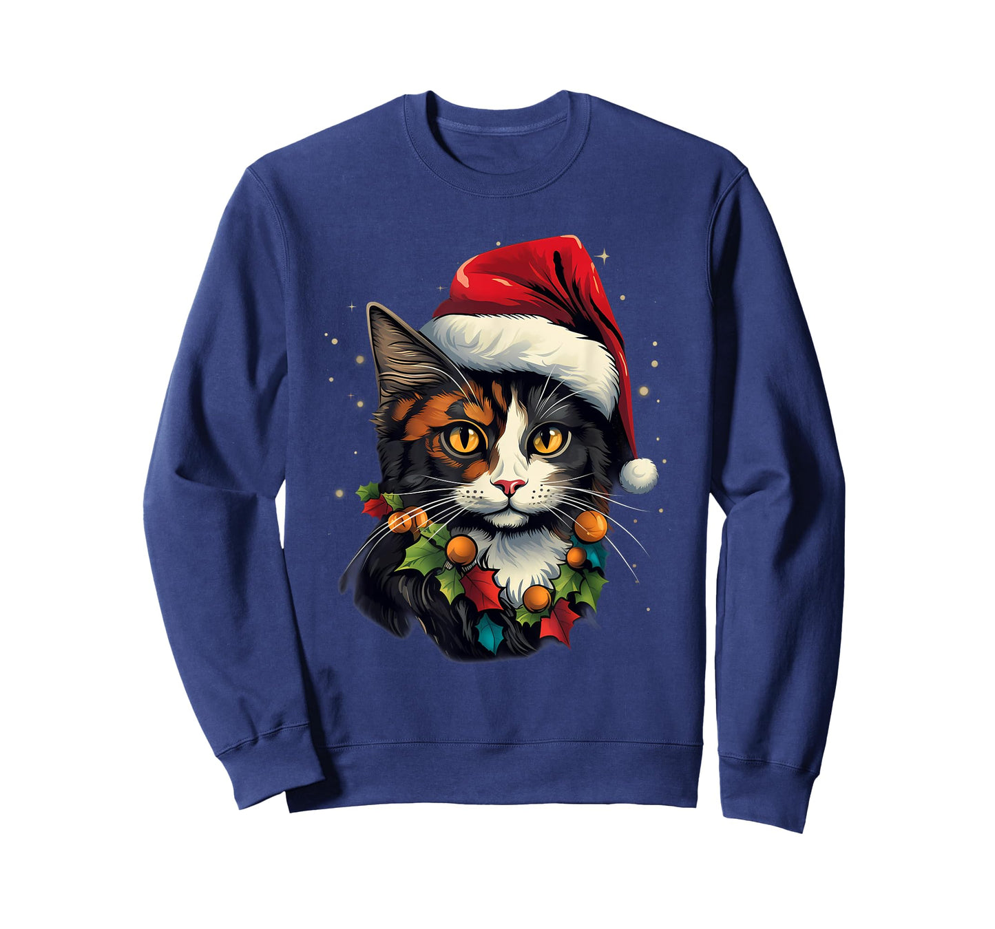 Merry Xmas Calico Cat Christmas T-Shirt