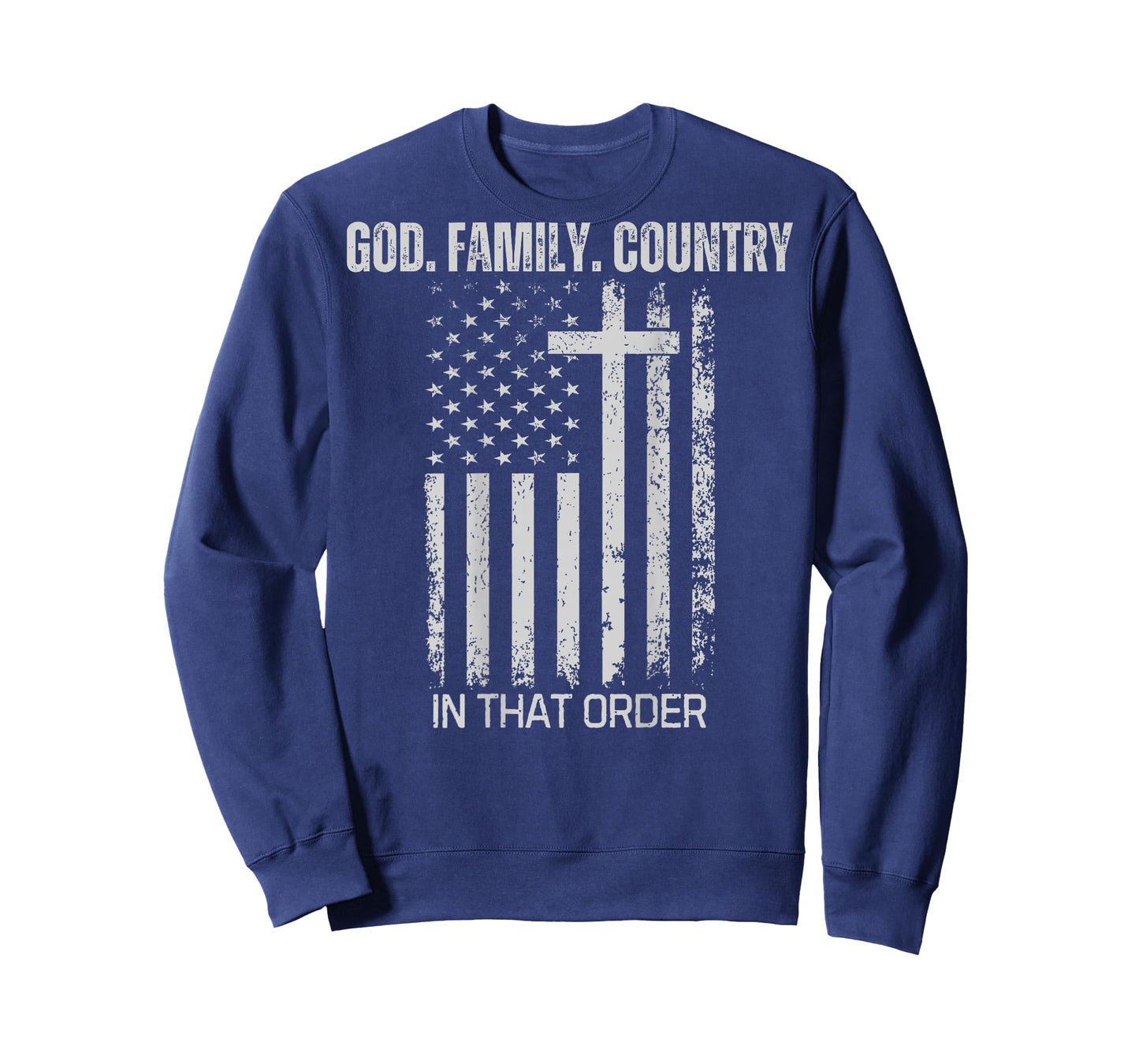God Family Country in That Order (on Back) T-Shirt