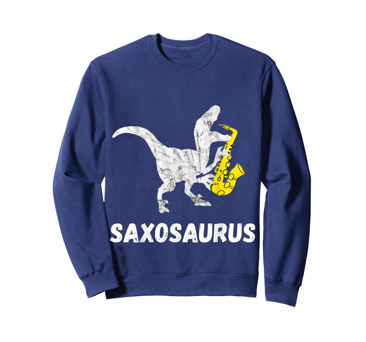 Cool Sax Saxophone Jazz Music Instrument Dinosaur Funny Saxophone T-Rex T-Shirt