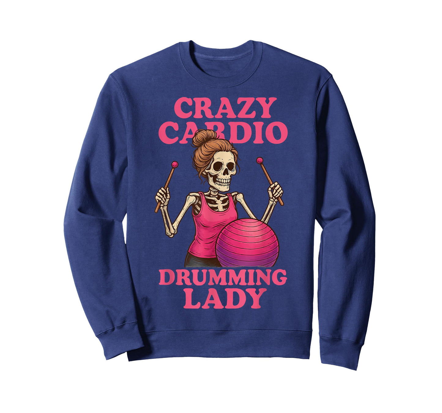 Crazy Cardio Drumming Lady T-Shirt