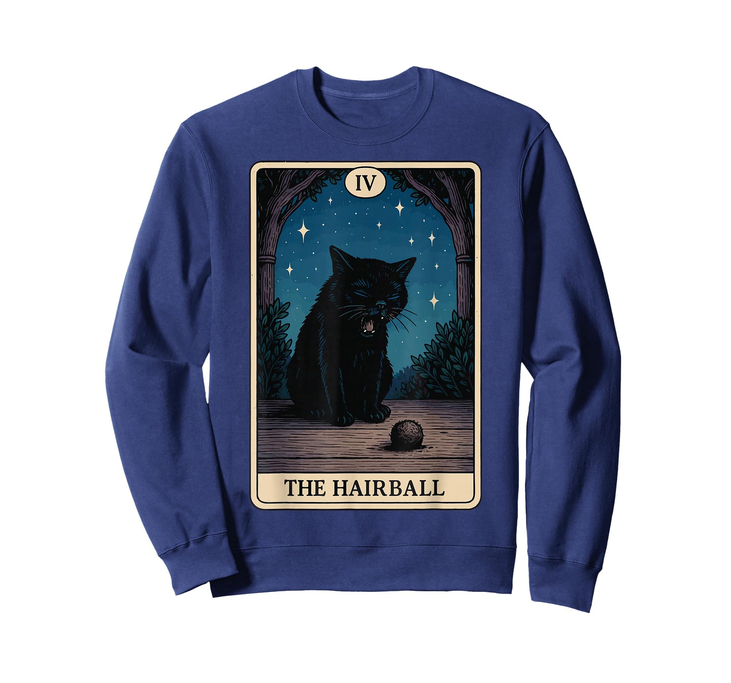 The Hairball Cat Tarot Card T-Shirt