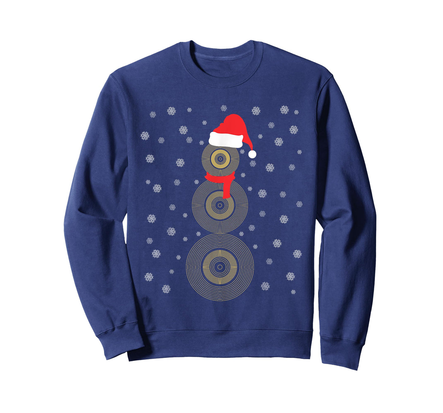 Cymbal Snowman Festive Holiday Christmas Party Musical T-Shirt