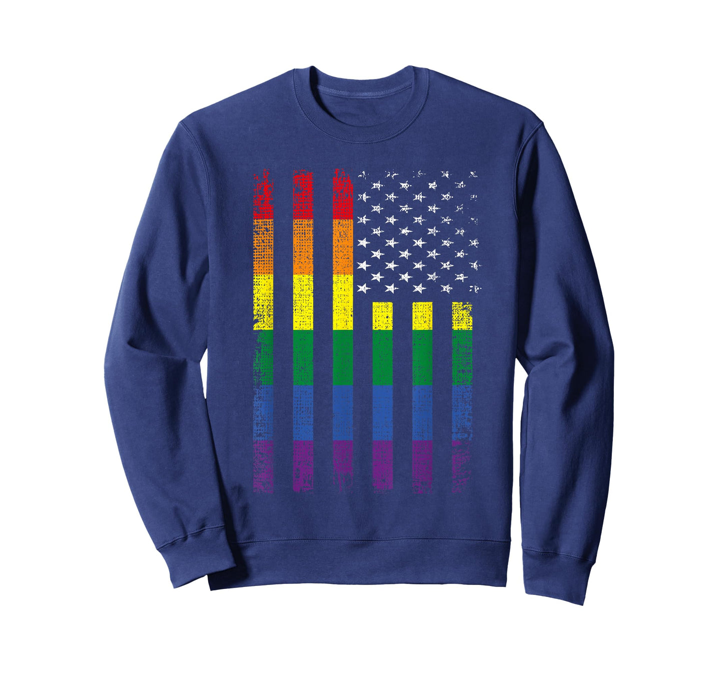 Gay Pride American Flag LGBT Support LGBTQ Lesbian T-Shirt for Women Kids Men