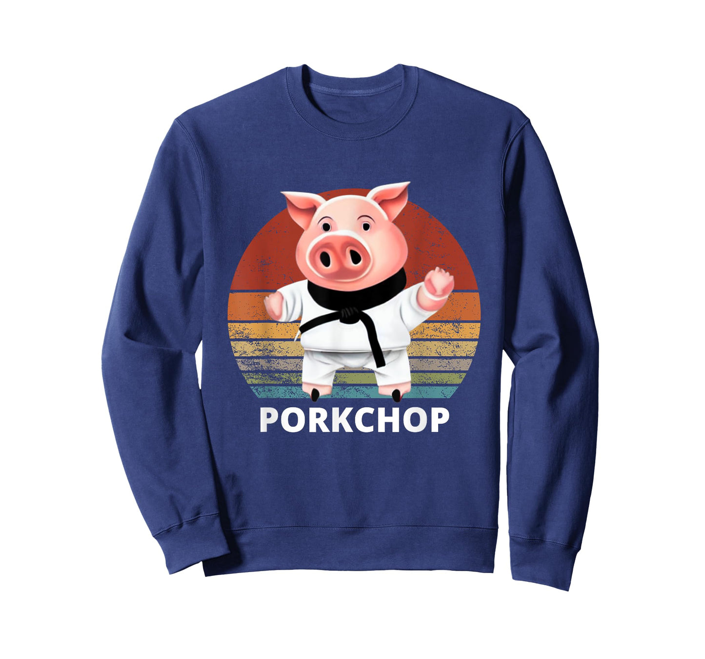 Animals Puns Pig Karate Pork Chop Pun T-Shirt