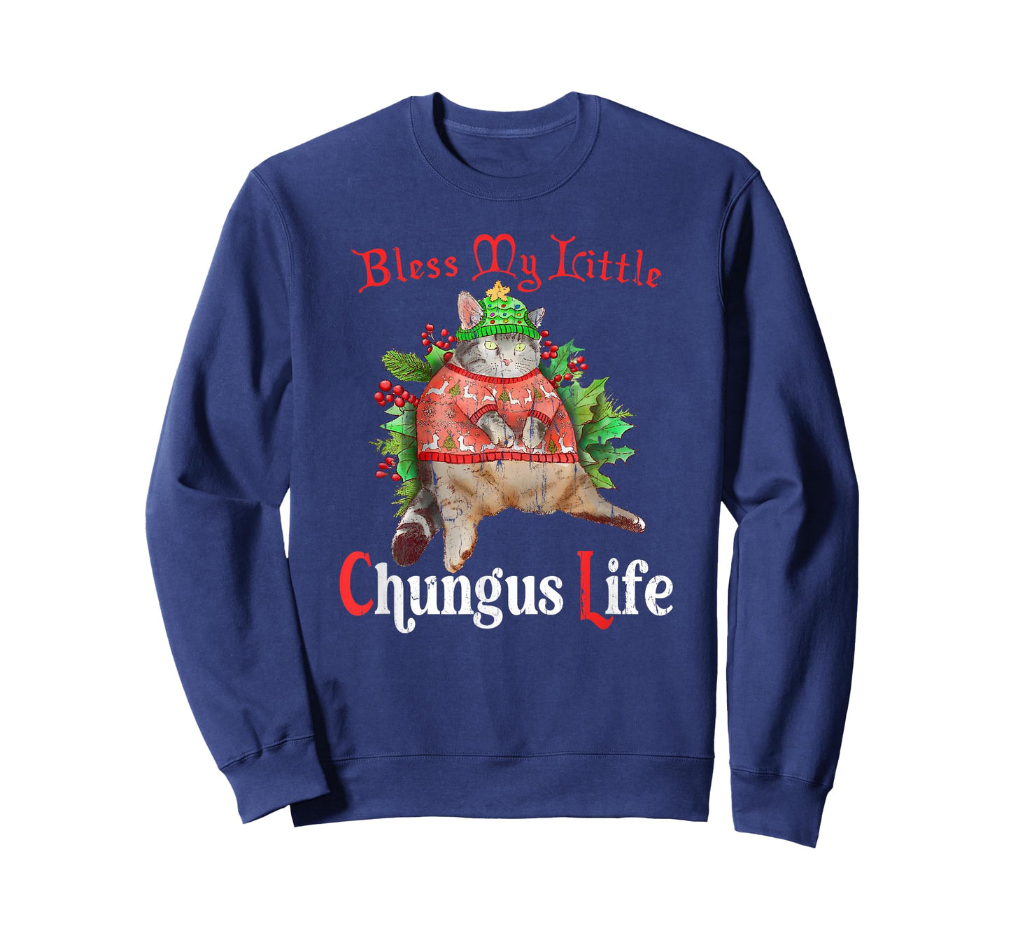 Blessed My Little Chungus Life, Meme Funny Cat T-Shirt