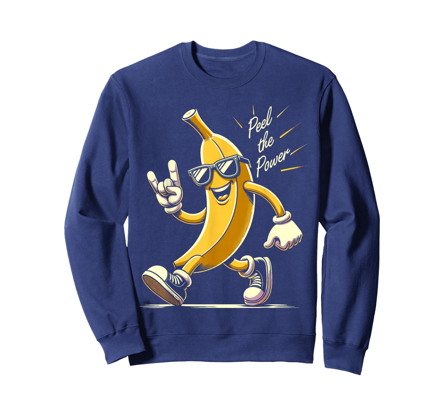 Retro Banana Pun Novelty Men Women Kids Funny Banana T-Shirt