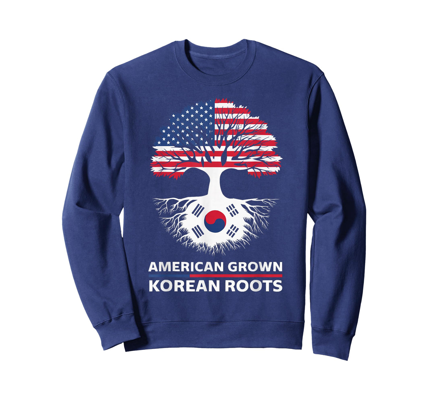 Half American Half Korean USA Flag South Korea America T-Shirt