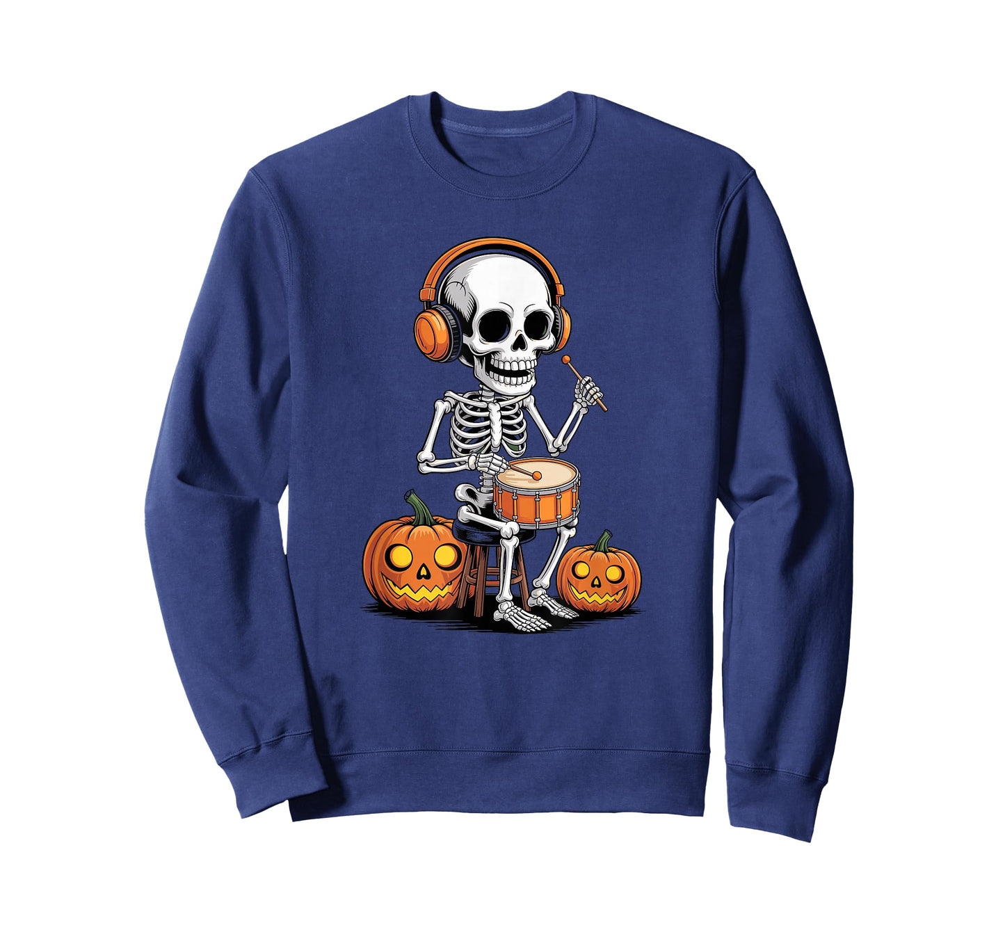 Halloween Skeleton Snare Drum T-Shirt
