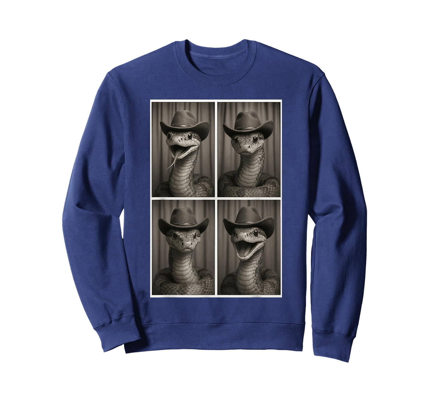 Snake In Cowboy Hat, Photobooth Snake Selfie | Snake Lover T-Shirt