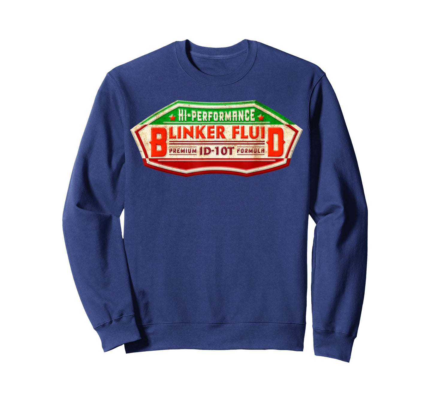 "BLINKER FLUID" Idiot Formula Gag Gift T-shirt for Mechanics