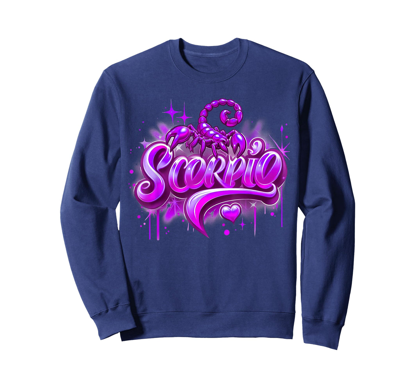 Purple Scorpio Zodiac Star Sign T-Shirt