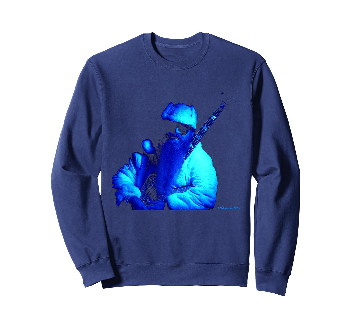 Dusty Hill ZZ Top Bass Player By George DuBose T-Shirt
