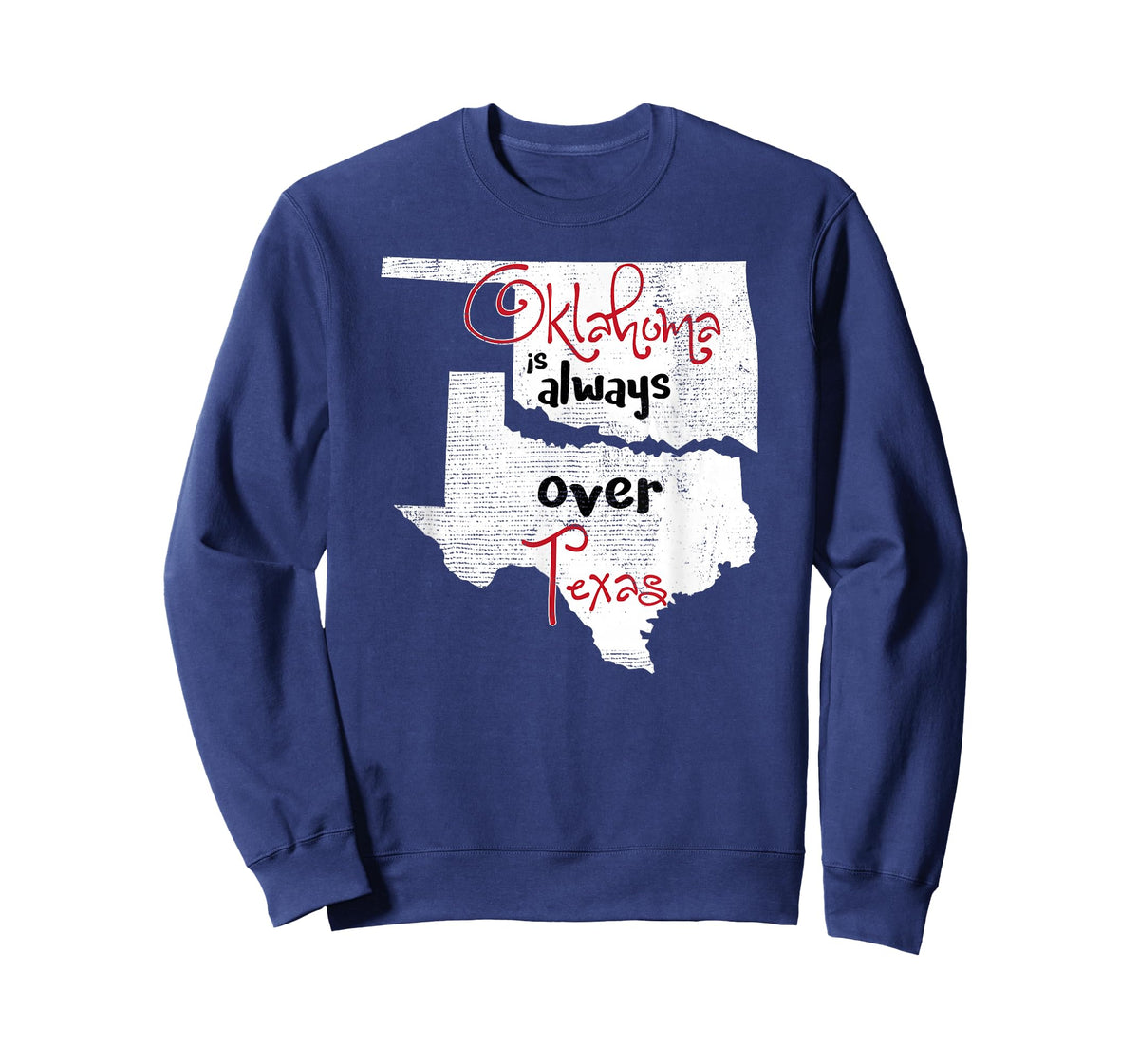 Oklahoma Texas Rivals Okie Distressed TShirt T-Shirt