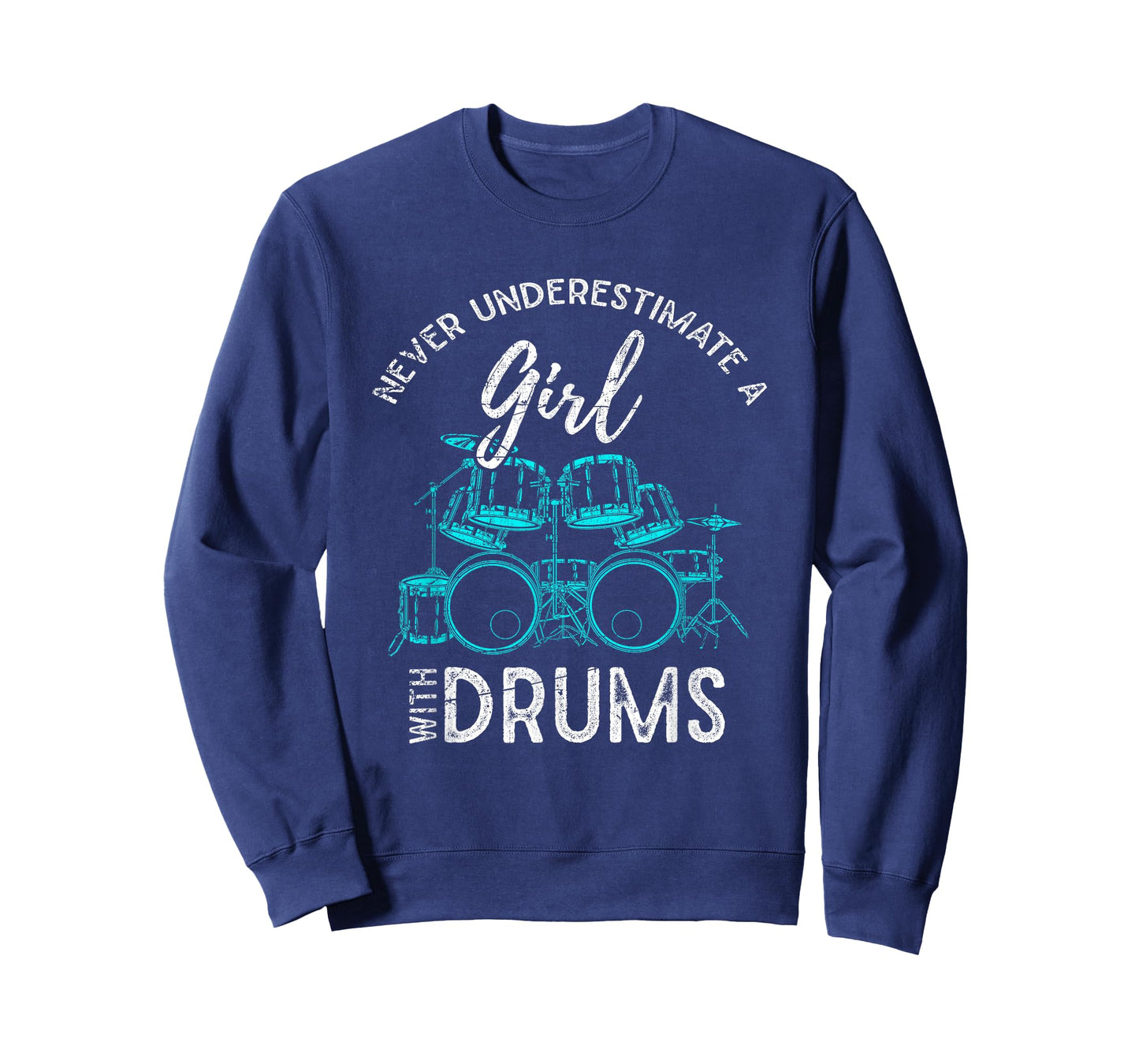 Drumset Percussion Drummer Women Girls Kids Gift Drums T-Shirt