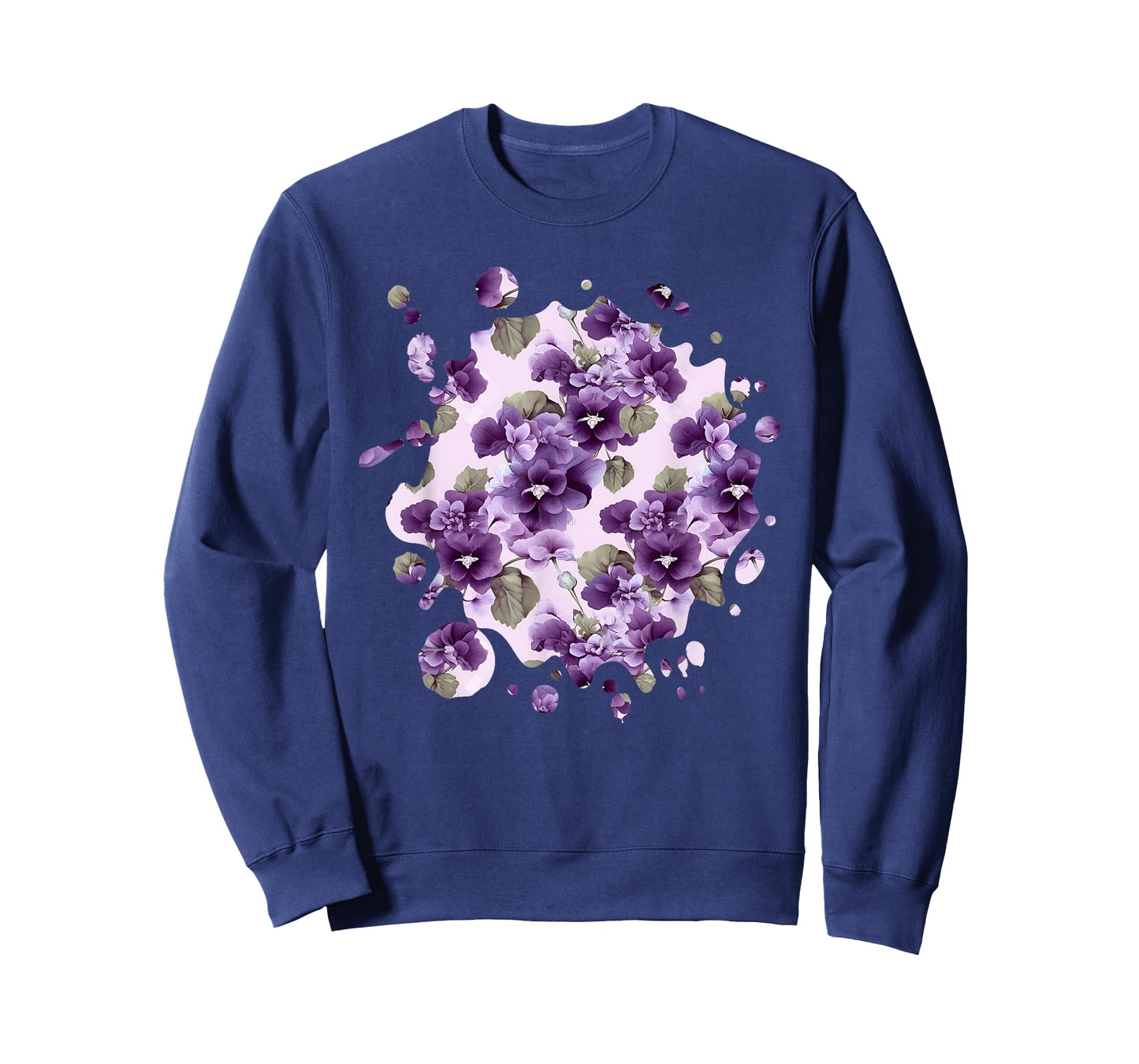 Cute African Violet Inspired Flower Plant Lover Gardener T-Shirt