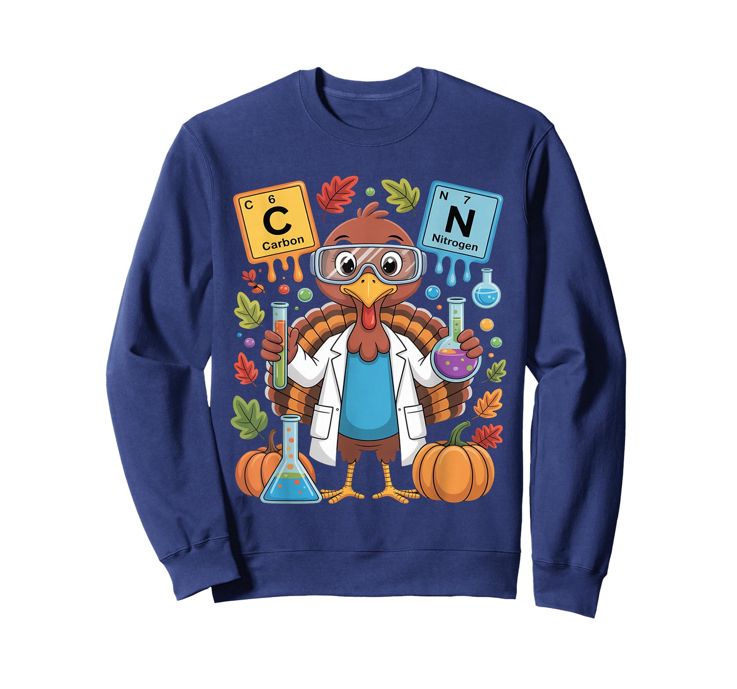 67 Chemistry Science Teacher Periodic Table Thanksgiving T-Shirt
