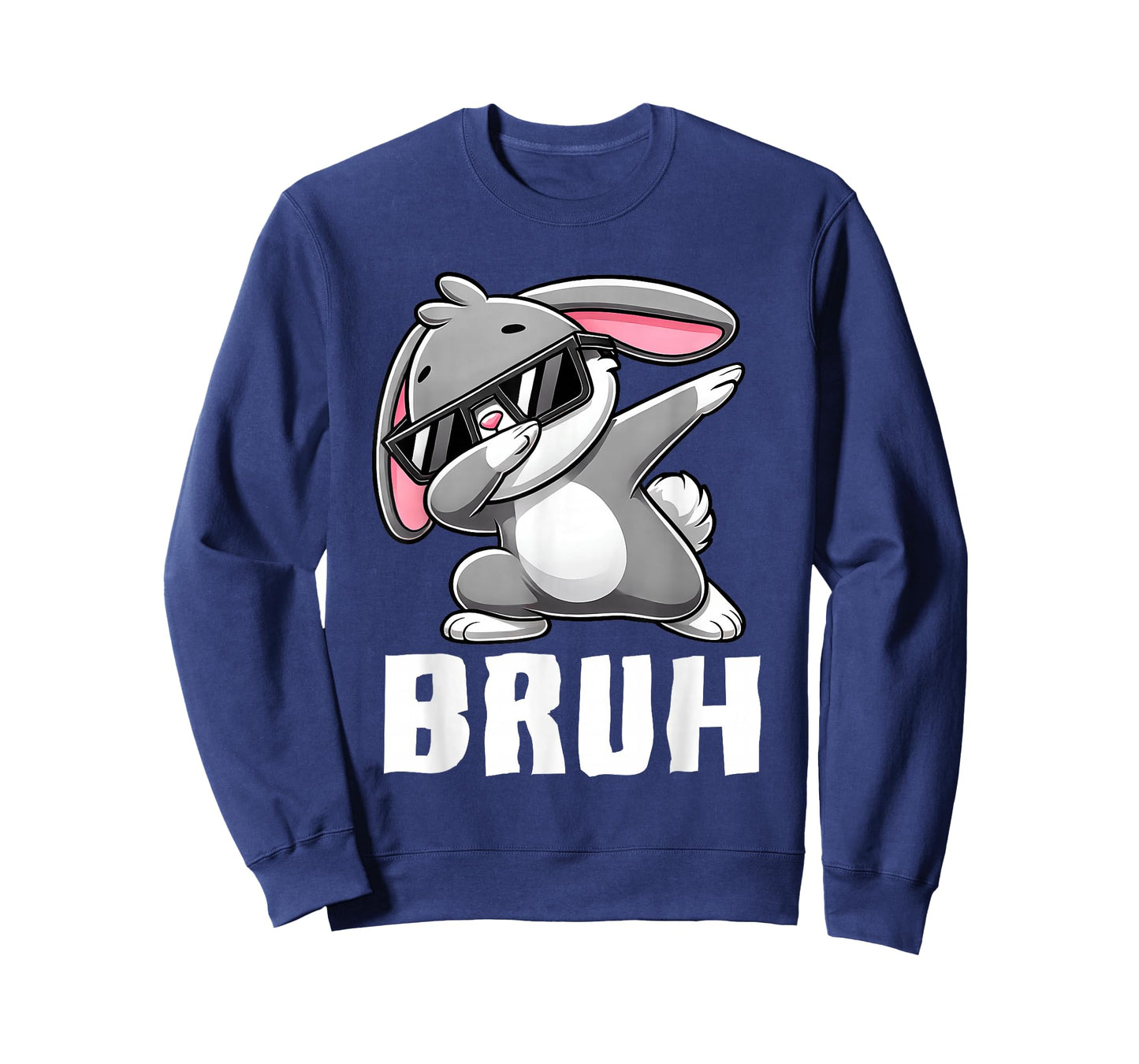 Dabbing Bunny Bruh Meme Easter Day Dab Bunny Teens Boys Kids T-Shirt