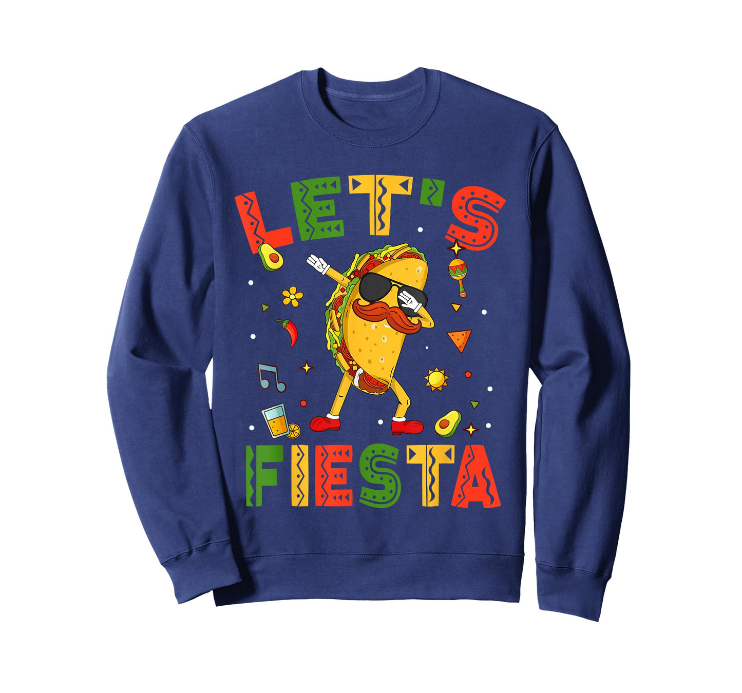 Let's Fiesta Tacos Dabbing Cinco De Mayo Mexican Dab Boy Kid T-Shirt