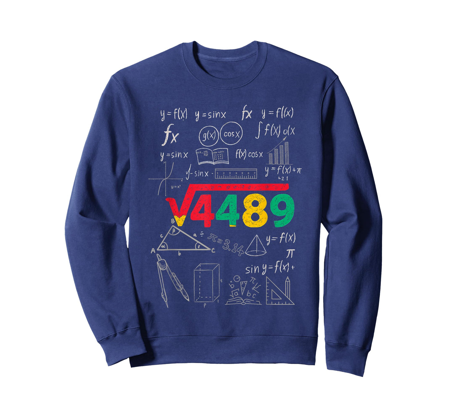 Teacher Math 67 Meme Square Root 4489 Slang Six Seven T-Shirt