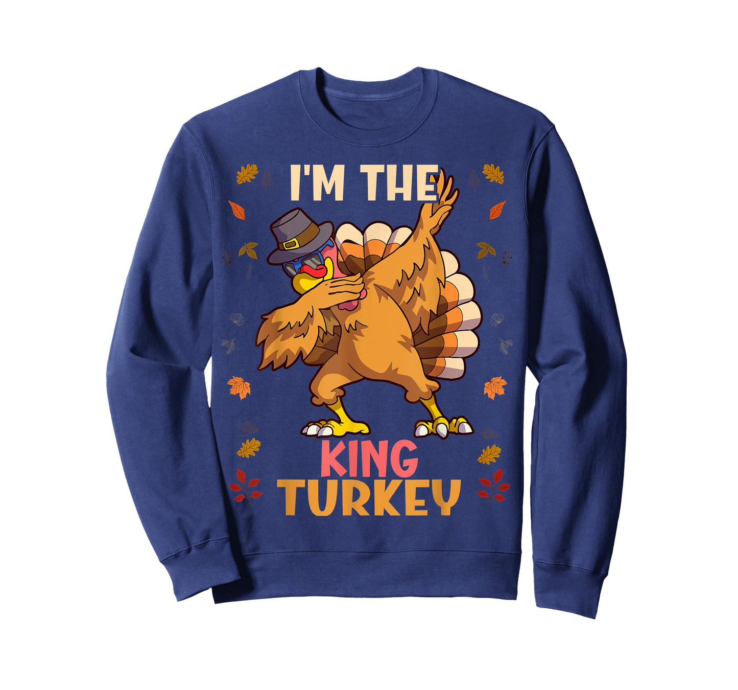 Thanksgiving Family Matching I'm The King Turkey Funny T-Shirt