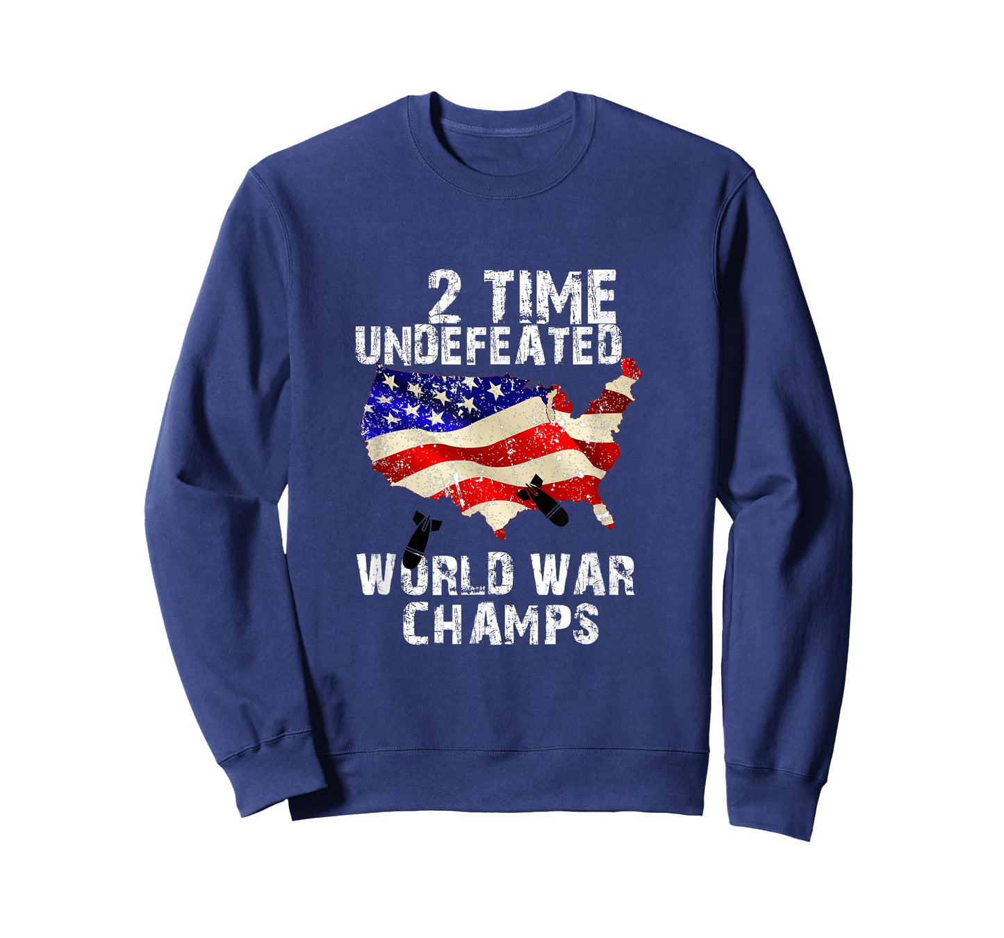 Two Times Undefeated World War Champs For A Veteran T-Shirt