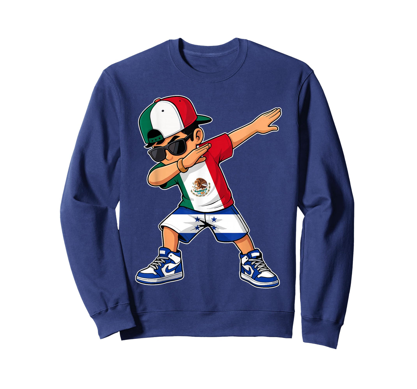 Half Mexican Half Honduran Hispanic Heritage Month Boys Kids T-Shirt