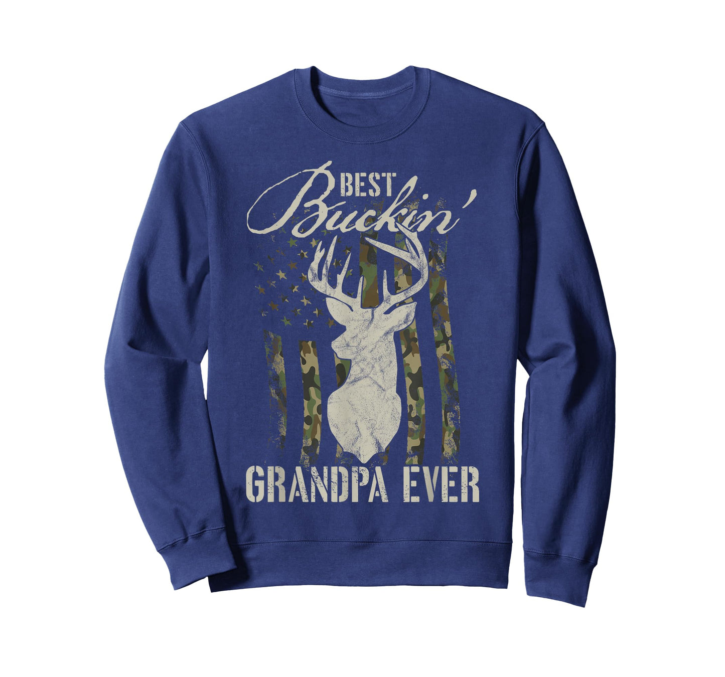 Best Buckin' Grandpa Ever Hunter Camouflage Camo Fathers Day T-Shirt