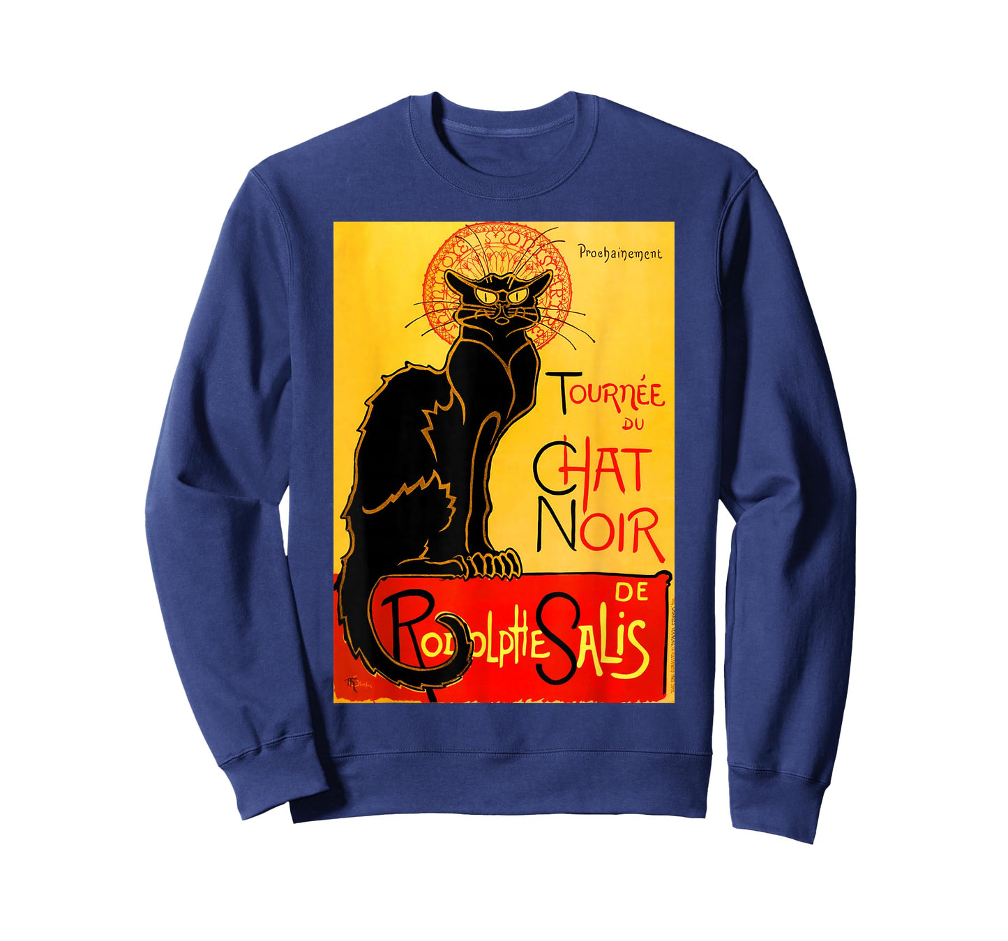 Le Chat Noir The Black Cat T Shirt Art Nouveau Cat Gift T-Shirt