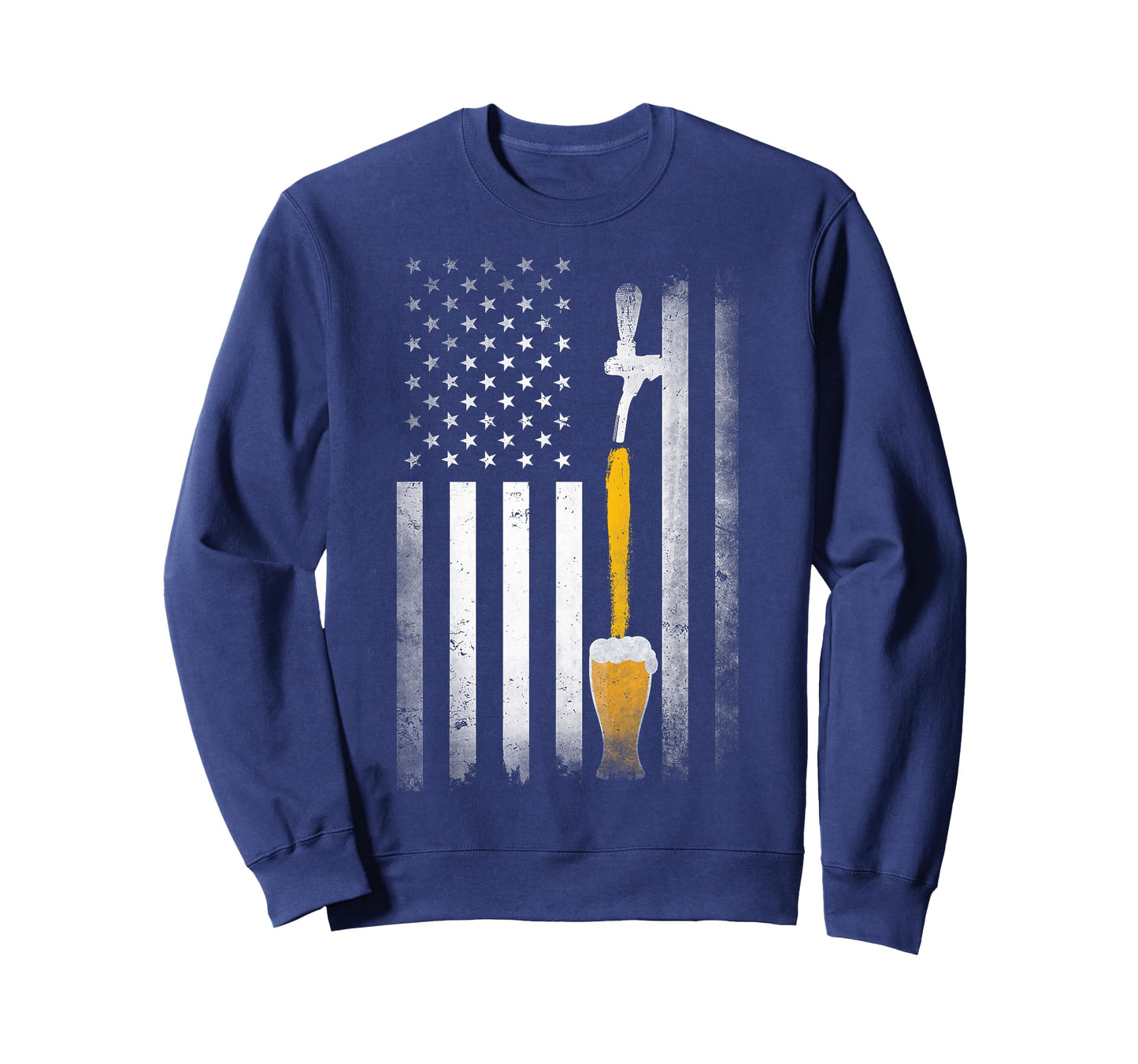 Craft Beer Brewing USA US American Flag Craft Brewery Brewer T-Shirt