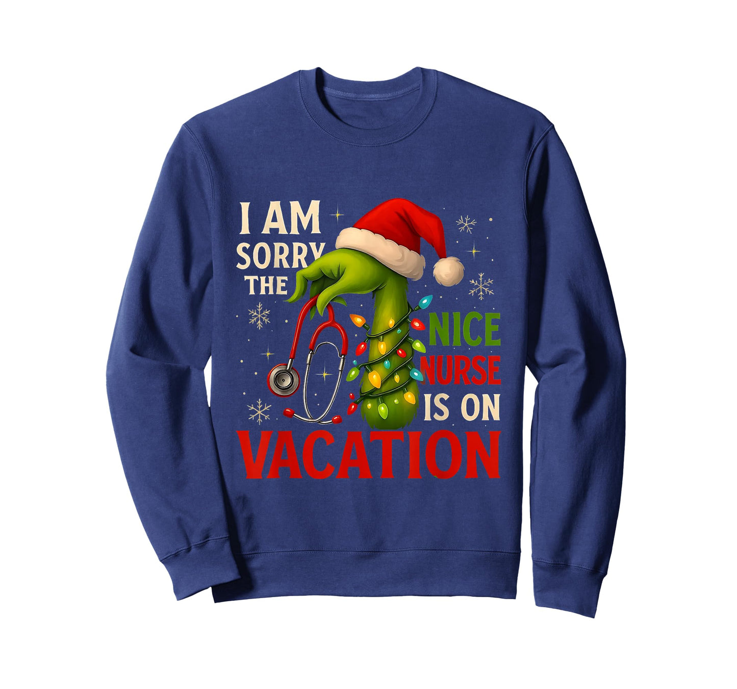 Christmas I Am Sorry The Niche Nurse Santa Hat Medical Funny T-Shirt