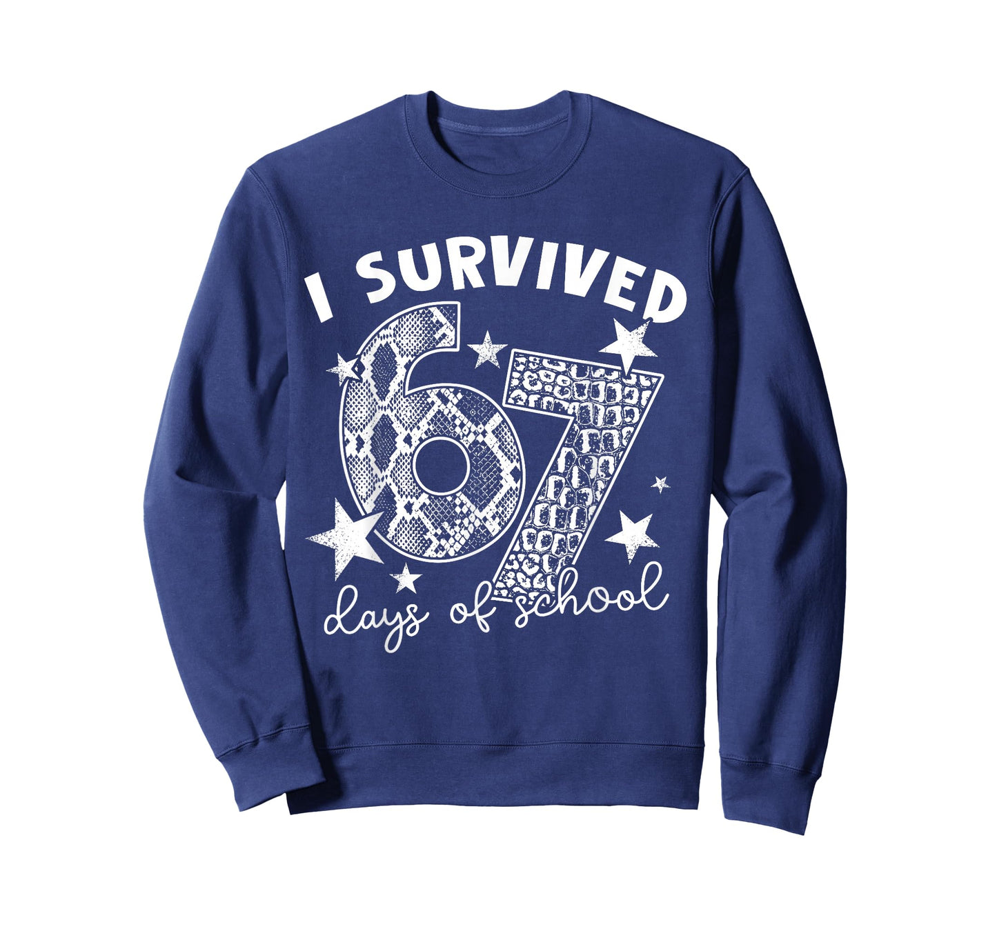 I Survived 67 Days of School Snake, Alligator Reptile Animal T-Shirt
