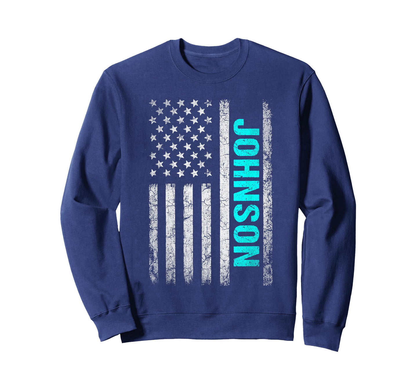 Johnson Name American Flag - Johnson Last Name T-Shirt