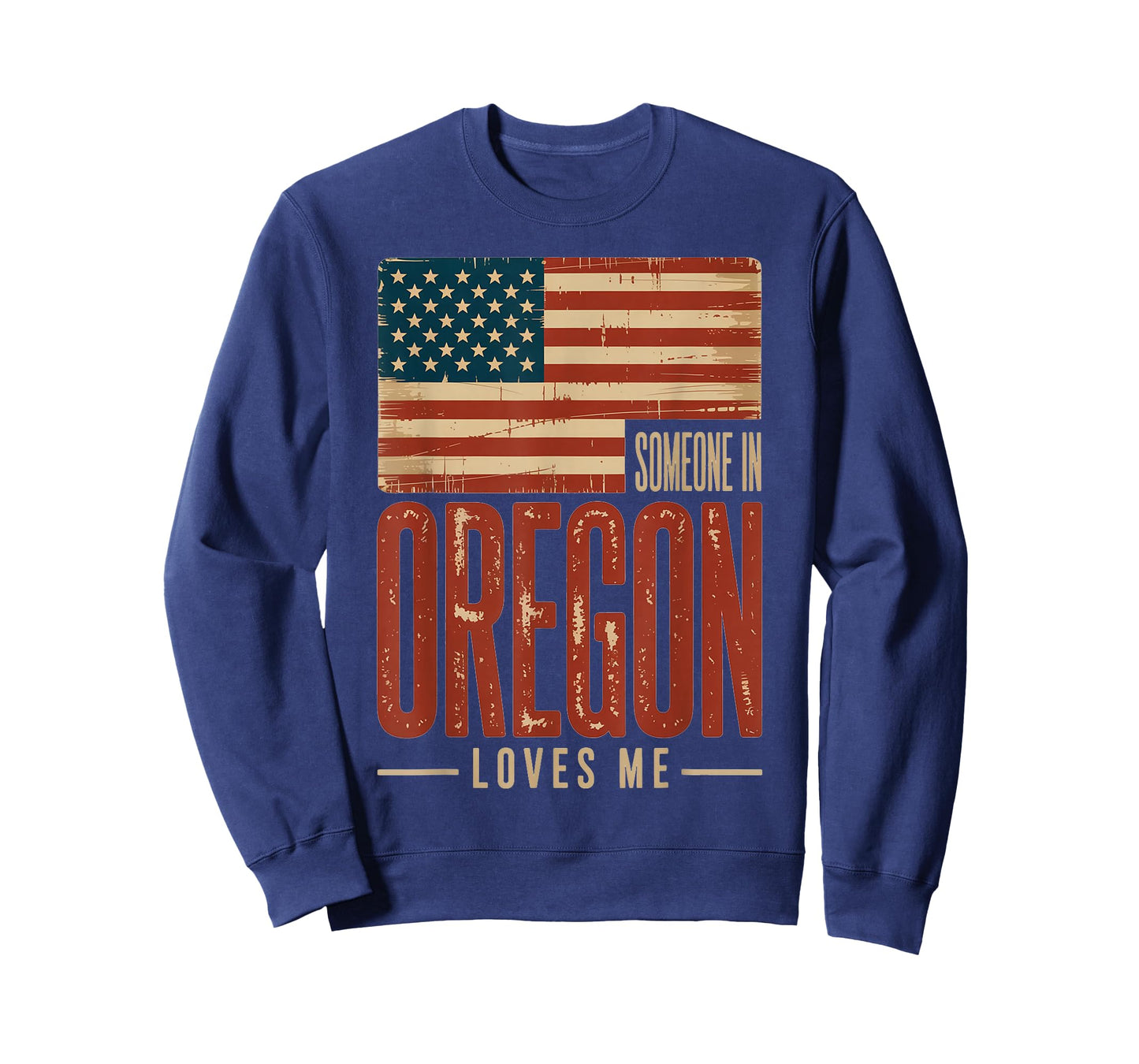 Someone in Oregon Loves Me US Flag T-Shirt