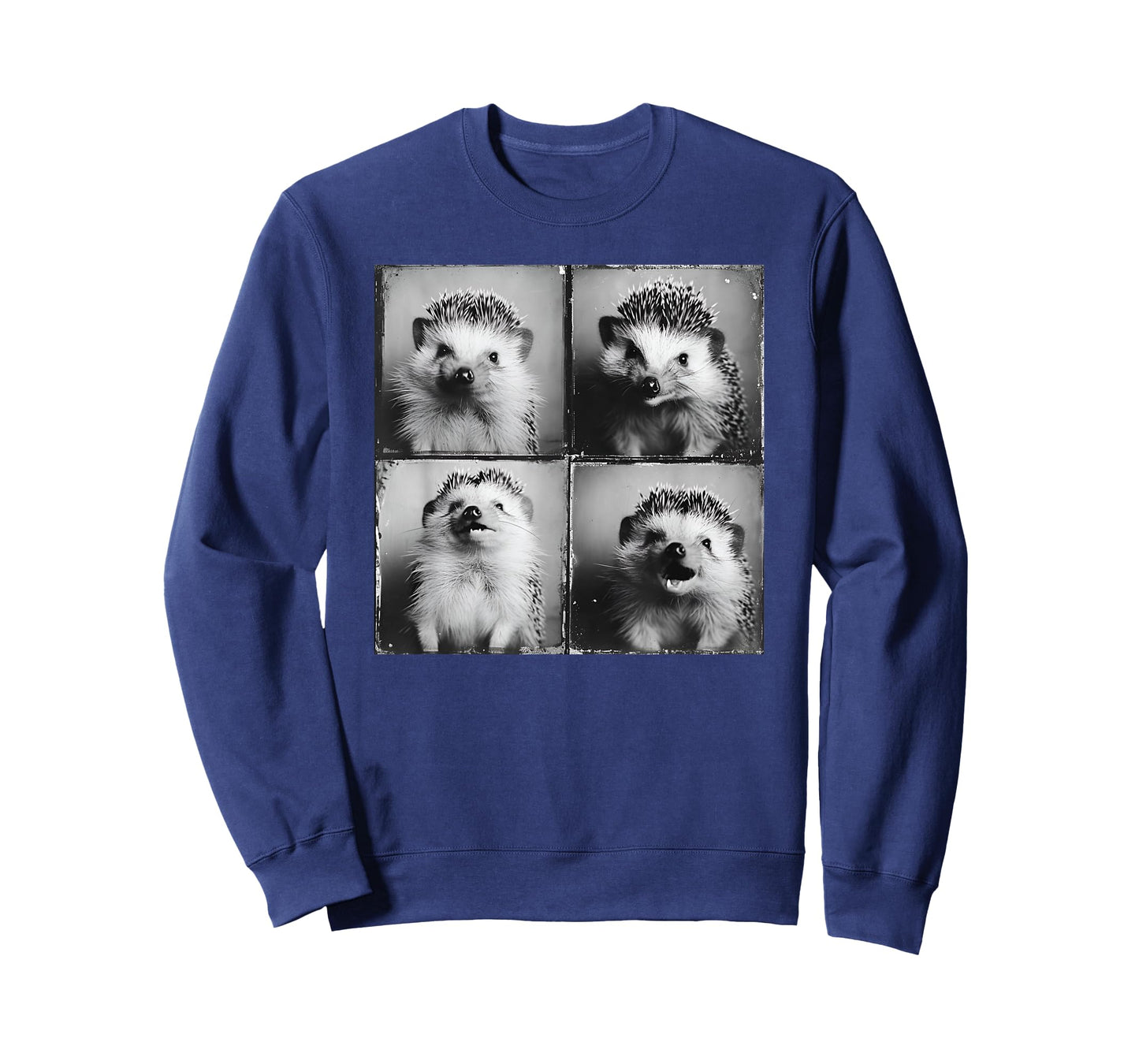 Smiling Hedgehog Face Happy Hedgie Photo Funny Nature Animal T-Shirt