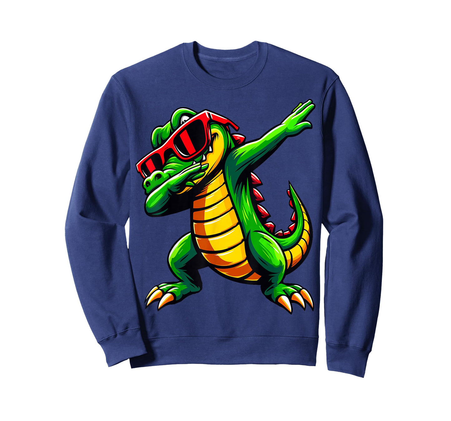Dabbing Crocodile with Sunglasses Alligator T-Shirt